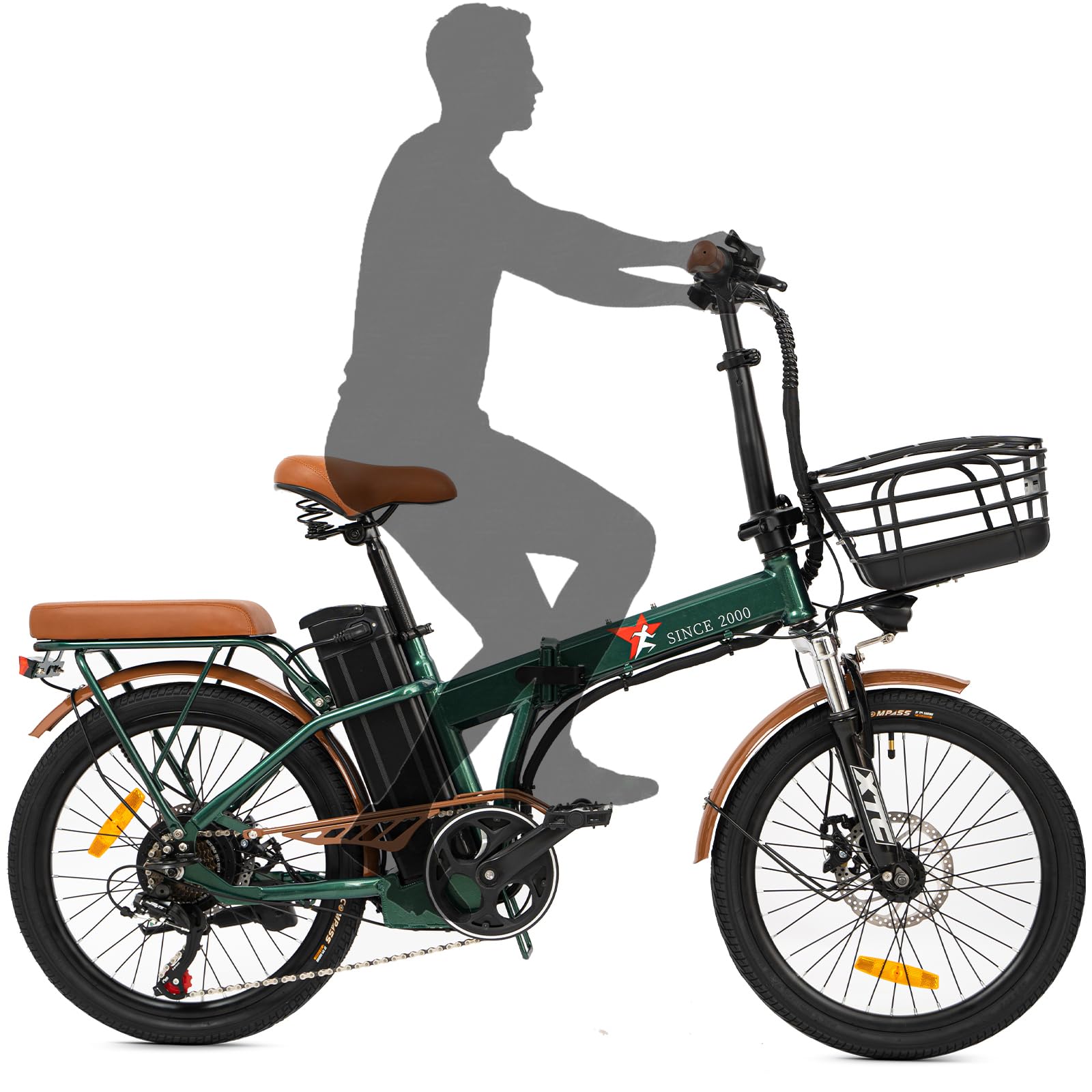 Amazon | 【2026改良型】 電動アシスト自転車 折り畳み 20インチ 5段